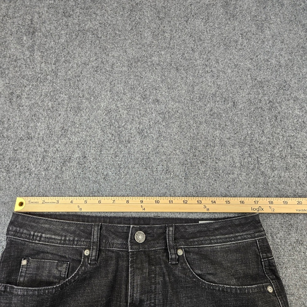 Buffalo David Bitton Jackson Straight Stretch Jeans Mens 32x32 Faded Black Denim - Picture 5 of 11
